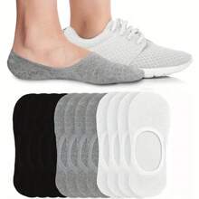 6 Pasang Kaos Kaki Pendek Nyaman Anti Selip untuk Lari dan Bersepeda - Kaos Kaki Atletik - Satu-Ukuran - View 10
