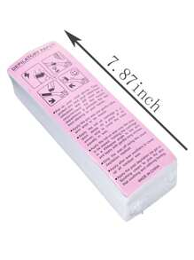 100/50/20 piezas Tiras de papel no tejido desechable para depilar, papel engrosado para accesorios de pasta depilatoria, productos y accesorios para el cabello para salón de belleza, barbería, artículos esenciales de viaje