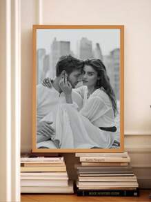 1pc Unframed Personalized Canvas Poster, Customizable Wall Art For Family, Weddings & Anniversaries - Ideal Homely Gift For Bedroom, Living Room, And Hallways - Stylish Winter Room Decor, Friends, Tea Room, Home, Garden, Office, For Anniversaries, For Valentine's Day, For Mother's Day, For Birthdays, For Father's Day, For Graduation, For Weddings, For Housewarming,Home & Living,Christmas Home Atmosphere,Souvenirs,Reusable,Adorable,High-Quality - Multicolor - View 5