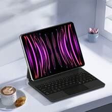 Keyboard Case For IPad Pro 12.9 Inch 6th 5th 4th 3rd Generation 2018-2024 (M2) Air 13" Magnetic Magic Keyboards Folio Cover With Multi-Touch Backlight Trackpad Wireless Tablet - màu đen - Xem 7