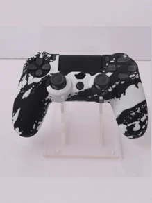 1pc PS4 Controller Silicone Protective Case Water Transfer Printed - Multicolor - View 3