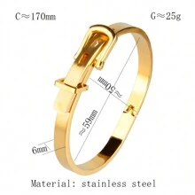 3pcs/Set Business & Casual Party Gift Accessory Bracelet, Mixed Square, Round Bead, Roman Numeral Stainless Steel Couple Jewelry