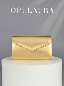 OpulAura Women's Evening Bag, Formal Clutch Purse For Wedding, Cocktail Party, Glittering Minimalist Design, Elegant Flap Mini Banquet Bag Suitable For Teenagers, Women, Socialites, Career Women To Use For Wedding, Bridesmaid, Party, Christmas, Halloween Ball, Birthday Gift, Attending Gala, Work Events