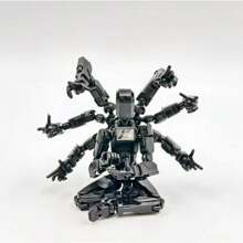 T13 可動公仔套裝，包含 3D 列印多關節可動機器人，全組裝動態可變形模型，附旋轉底座與劍，相容展示架，適合動漫愛好者與玩家的收藏玩具（白色/黑色），Nova 13 機器人可動公仔，具表現力眼睛與精緻設計，多關節手臂與腿部，可擺動態姿勢，適合遊戲愛好者的桌面裝飾 - 多色新款 - 查看 1