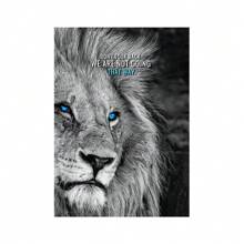 1pc Wall Arts Posters Modern Quotes Animals Inspirational Phrases Poster Printing Inspirational Words Wall Art Canvas Painting Tiger Lion Leopard Eagle Office Decoration Home Decoration Canvas Art, Frameless - Multicolor - View 71