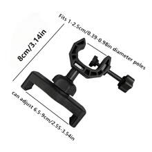 Suporte de Telefone e Microfone Giratório de 360 Graus - Suporte Ajustável para Bicicleta/Motocicleta para Smartphones, Baixos e Acessórios Eletrônicos Compatíveis com , Smartphone Android, Presente para Aniversário, Família, Amigos Suporte de Telefone, Suporte de Telefone, Acessórios de Telefone