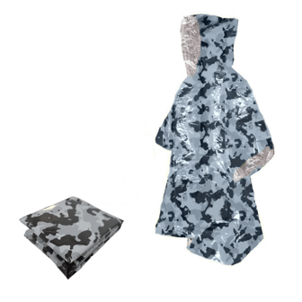 1 Pc Rain Ponchos For Adults,51.18 X 39.3in Poncho Ponchos Adult For Utdoor Emergency Preparedness,Camping,Hiking