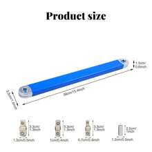 偏置延长扳手高碳钢 15.4 英寸冲击套筒棘轮扳手工具，带 1/4 英寸 3/8 英寸 1/2 英寸方形扳手