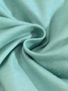 Baby Boy Summer Casual Coconut Tree & Sunset Print Patchwork Round Neck Short Sleeve T-Shirt & Full Print Shorts Set, Suitable For Beach Holiday, Vacation, Daily Wear