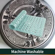 Non-Slip Bath Mat For Tub With Drain Holes And Suction Cups - Ideal For Everyone - Machine Washable Bathtub Mat Home Bathroom Decor Bath Rug Floor Carpet Outdoor Rug Door Mat Fall Decor Bathroom Accessories Back To School Entryway Decor - Multicolor - View 11