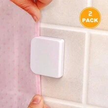 2 piezas Clips sujetacortinas Decoración del hogar y del baño Decoración de otoño Accesorios de baño Vuelta al colegio