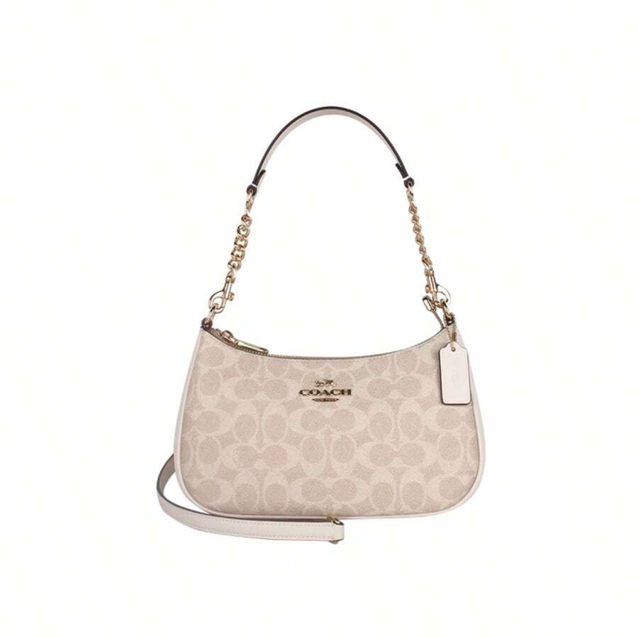 Ole Ladies PVC Single Shoulder Crossbody Handbag CV933 - CV933IMXDM 沙黃色配白色 - 查看 1