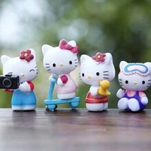 Sanrio 6 Series Ornaments, Made Of PVC Material, Suitable For Hello Kitty Series, Unique Appearance, Is The First Choice For Gifts, Rich Play, Suitable For Christmas, Valentine's Day Gifts, Collectibles, Ornaments, Etc., The Best Gift For Women.,Hello Kitty,Hello Kitty Items,Hello Kitty Stuff