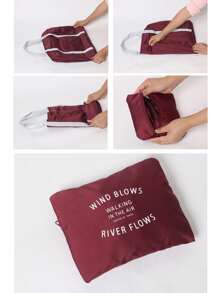 1 件可折叠旅行袋、便携式储物袋、多功能整理袋、女士手提包、男士大容量行李袋、多用途旅行配件、适用于万圣节装饰、万圣节服装、秋季装饰、节日装饰、男女通用 - 彩色 - 查看 7