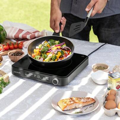 Cecotec Ctec Placa de induccion Portatil Full Magma Grill - ✅Livraison en 3-5 jours