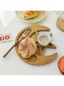 Asymmetric Density Board Star And Moon Tableware Household Fruit Dessert Setting Plate Barbecue Salad Plate Dessert Tray