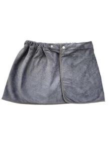 1 件男士柔软耐磨浴巾，纯色短裤，超细纤维浴巾，裹巾，适用于健身房水疗游泳、桑拿、淋浴、浴室、度假海滩、露营，是送给家人、朋友的理想礼物 - 彩色 - 查看 12