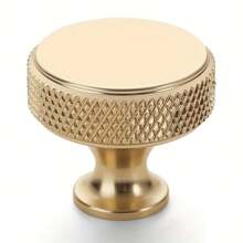 10 Pack Gold Knurled Cabinet Knobs Kitchen Cabinet Handles For Drawer Dresser, Cupboard And Wardrobe - Gold - View 1
