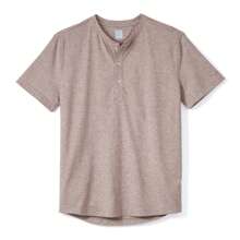 Everyday Henley Short Sleeve In Heather Clay - Xem 1