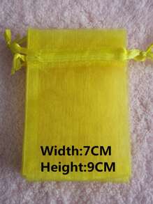 10/50/100 pièces Sacs cadeaux en organza, sacs pour cadeaux de mariage, taille 7*9cm, fournitures d'emballage cadeaux pour les fêtes, événements et fêtes, maison et vie, fournitures pour fêtes de mariage, pochettes cadeaux de centre de table, sacs d'emballage de cuisson, sacs d'emballage de cadeaux de bijoux, sacs à mailles pour cadeaux d'événements et de fêtes, convenant pour divers festivals, célébrations, fêtes en plein air, toutes les saisons, sacs anti-insectes pour fruits, retour à l'école, Saint-Valentin