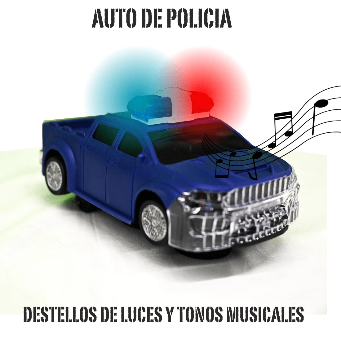 Toy Patrol With Musical Tones - Navy Blue - View 1