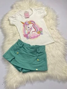 GIRLS' CHILDREN'S SET /LAUNCH/FASHION/SUMMER/PROMOTION/CHILDREN'S - 彩色 - 查看 4