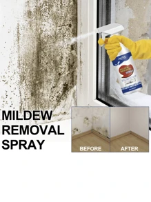 Jue-Fish Multi-Purpose Mold Stain Cleaner Spray, Effective Against Mold Stains On Bathroom Tiles, Walls, And Ceilings,Kitchen,Bathroom,Home,Household Supplies - White - View 5