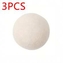 Bolas de secado de lana, bolas de limpieza en seco, bolas de secado para lavadora, antiestáticas, bolas de fieltro de lana - Multicolor - Ver 16