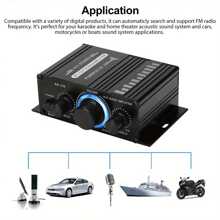 12V 400 Watt 2.1Channel Car Audio Stereo Amplifier Speaker Power Class A / B Amp
