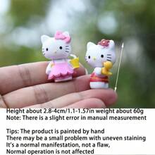 Sanrio 6 Series Ornaments, Made Of PVC Material, Suitable For Hello Kitty Series, Unique Appearance, Is The First Choice For Gifts, Rich Play, Suitable For Christmas, Valentine's Day Gifts, Collectibles, Ornaments, Etc., The Best Gift For Women.,Hello Kitty,Hello Kitty Items,Hello Kitty Stuff