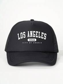 1顶印有“LOS ANGELES USA”字样的可调节棒球帽，户外防晒休闲帽，适合旅行、海滩、度假，Y2K风格，适合年轻人、夏季、假日、节日佩戴。 - 棒球網帽 - 查看 2