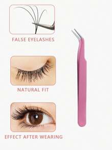 50pcs Eyelash Extension Glue Holder, Eyelash Extension Tools Rack Tray Pads, Pink Plastic Flower Shape Eyelash Extension Glue Pad With Self-Adhesive Back For Eyelash Extension, Nail Art Or Tattoo Ink Applying - Multicolor - View 6