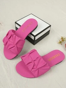 儿童时尚户外凉鞋，夏季方头平底系带凉鞋，新款女童鞋，时尚沙滩拖鞋