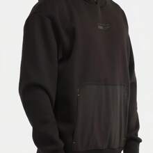 Puma 加絨保暖休閒寬鬆衛衣連帽針織套頭衫 - 黑色 - 查看 4