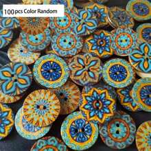 50 pièces/100 pièces Boutons en bois naturel assortis, motifs cœur, abeille, boho, pour manteaux, vestes, artisanat, décorations, DIY