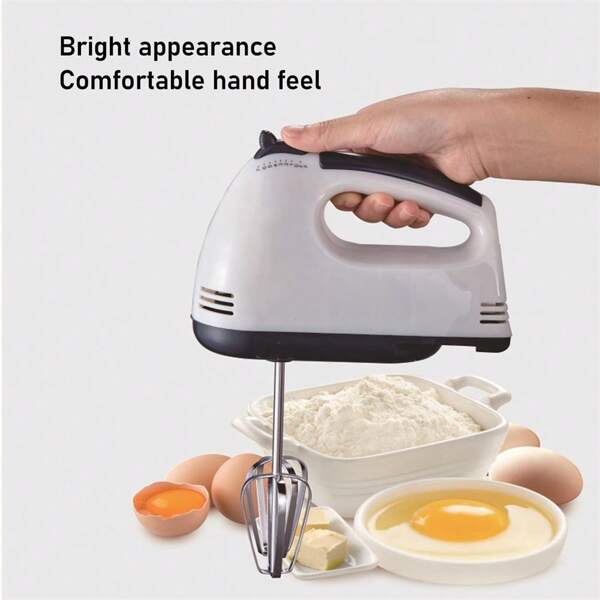 SOKANY 1set Electric Hand Mixer, 7-Speed Hand-Held Egg Beater Whisk Breaker, Electric Mixer, Home Appliances Stirrer, Electric Food Mixers Kitchen Bowl Aid Whisk Mixing