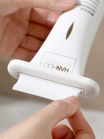 2个装手动护手霜按压器、洁面乳、牙膏挤压器，日式新款慵懒创意牙膏架，简约设计，适用于浴室、化妆、房间装饰、梳妆台、旅行、卧室、化妆配件、便宜、圣诞礼物、化妆品、化妆工具、廉价小物、礼物、女士礼物、圣诞礼物