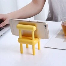 Cute Chair Mobile Phone Holder Adjustable Desktop Cell Phone Bracket Desktop Decor Slouchy Bracket Catch Up Bracket Wholesale - Multicolor - View 3