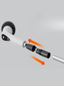 Escova 9 Em 1 Recarregável De Limpeza Ajustável Janelas Banheiros Cozinhas