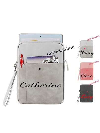 1pc Portable Tablet Sleeve, Shock-Resistant Inner Case, Handheld Storage Pouch, Suitable For 9.7" - 10.8" Tablets, Business Travel