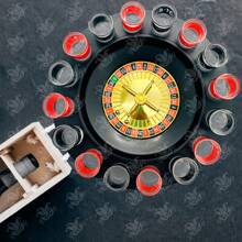 GRUPO CARNAVALLIA 16 Shots Wheelie Game Caballitos Party Drinking Games