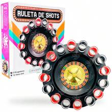 GRUPO CARNAVALLIA 16 Shots Wheelie Game Caballitos Party Drinking Games