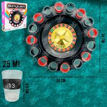 GRUPO CARNAVALLIA 16 Shots Wheelie Game Caballitos Party Drinking Games