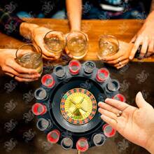 GRUPO CARNAVALLIA 16 Shots Wheelie Game Caballitos Party Drinking Games