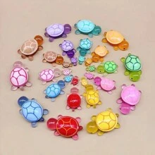 50 pezzi di minuscole tartarughe luminescenti, decorazioni da tavolo, accessori da appendere, decorazioni per case di bambole o micro-paesaggi, elementi decorativi carini e piccoli
