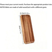 1个/2个装红木长方形/椭圆形托盘，适用于盛放水果、甜点、蛋糕、奶酪、咖啡、茶、面包等，是早餐、用餐、酒店、餐厅、户外野餐、居家日常使用的理想之选，也是情人节、妇女节、父亲节、母亲节的完美礼物。 - 彩色 - 查看 15