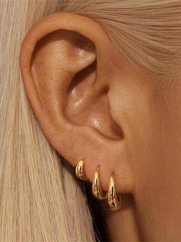 Newsoul 1 Pair Of Fashionable Minimalist Hoop Earrings For Women Ladies Jewellery Real 925 Sterling Silver Earrings Party Gift Fine Jewelry
