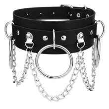 1-9pcs Adjustable Gothic Punk Style Heart Rivet PU Leather Choker Necklace For Women - Leather Collar - View 20