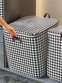 1pc Non-Woven Closet Organizer Storage Bag Gray Arrows Clothes Quilts Storage Bag Large Capacity Moving Packaging Bags Luggage Bags Large Capacity Non-Woven Quilt Clothes Storage Bag Clothes Packaging Box Quilt Organizer Storage Bag