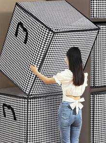1pc Non-Woven Closet Organizer Storage Bag Gray Arrows Clothes Quilts Storage Bag Large Capacity Moving Packaging Bags Luggage Bags Large Capacity Non-Woven Quilt Clothes Storage Bag Clothes Packaging Box Quilt Organizer Storage Bag